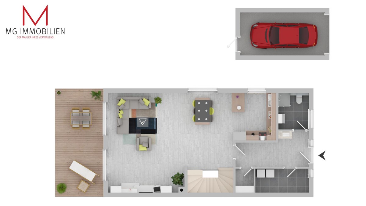 MG - Kaiserslautern: Großzügige Doppelhaushälfte mit Garten und Garage in Bestlage 15