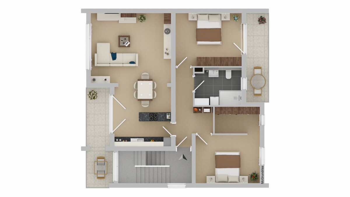 MG - Ramstein: Kernsanierte Traumwohnung mit 2 Balkonen, Wärmepumpe & Top-Lage 8