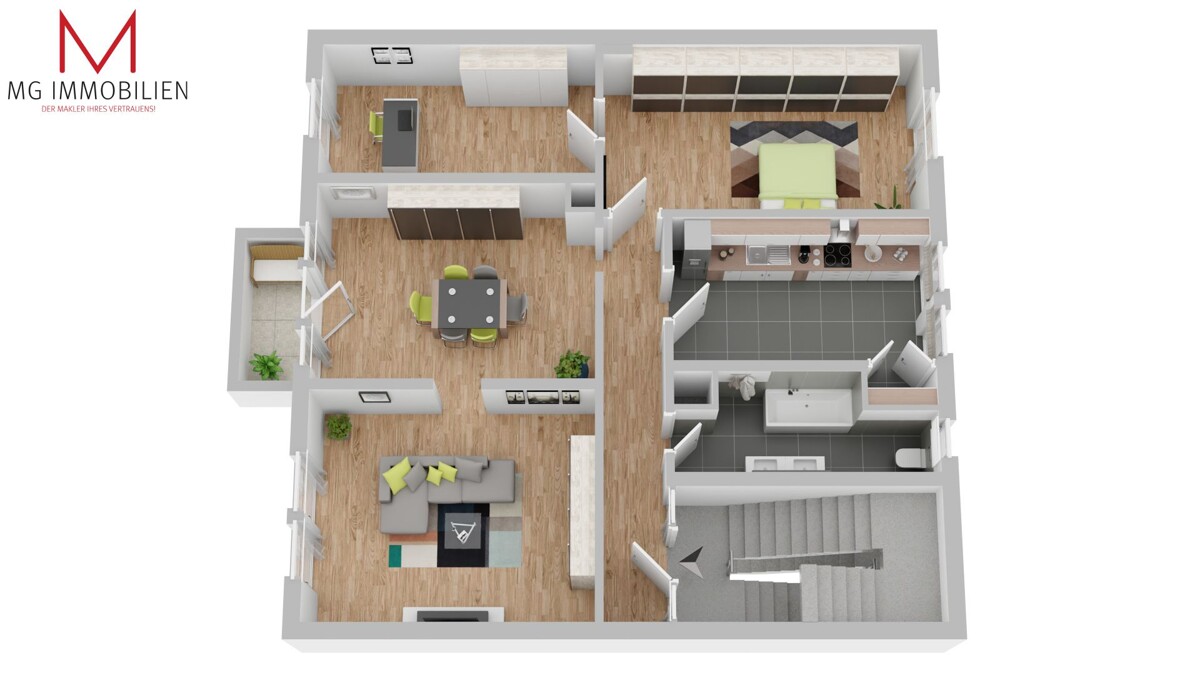 MG – Großzügige Stadtwohnung mit Balkon nahe dem Hauptbahnhof 6